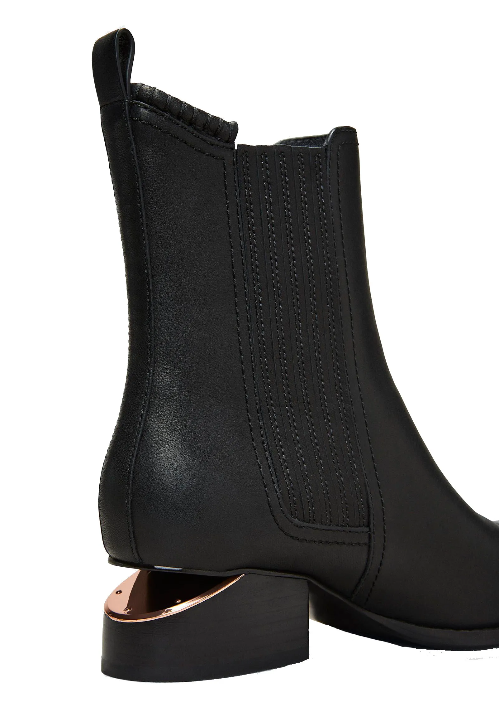 Anouck Boots 40, Black/Rose Gold