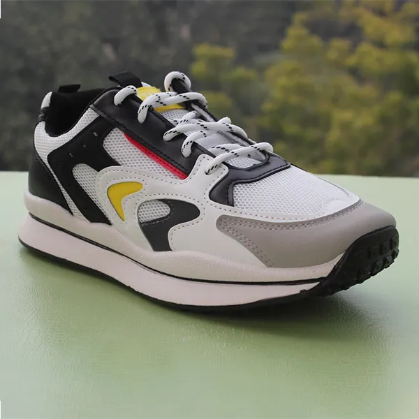 Men Premium  Black & White Sports Shoes