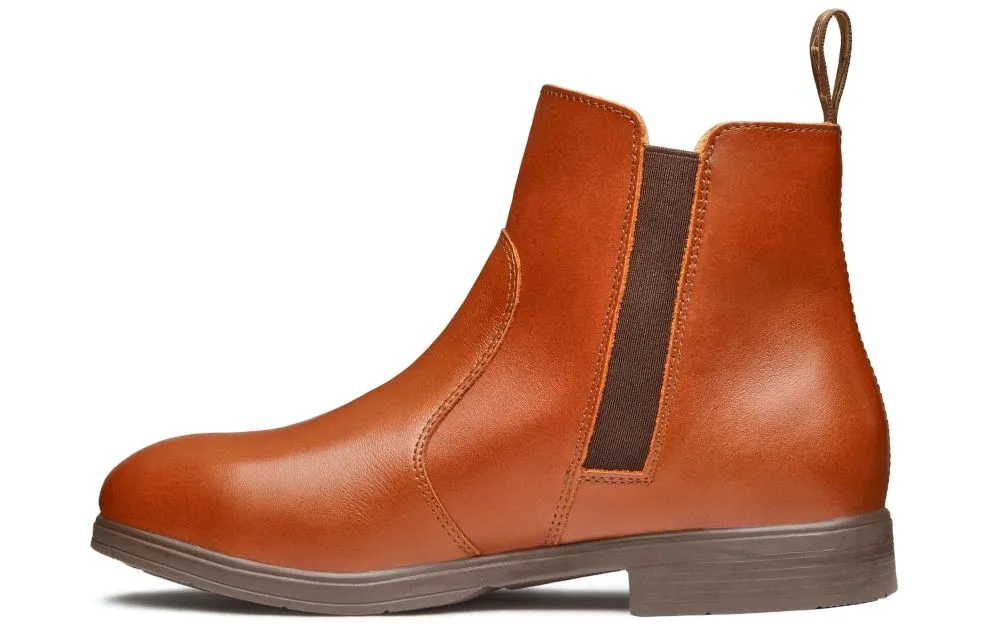 'Xena Workwear' Women's Omega EH Pull On Steel Toe - Bourbon Brown